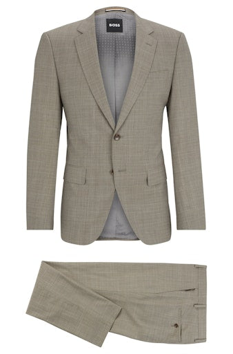 Kostuums 2-delig beige Boss Men Black