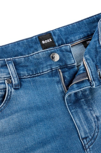 Jeans blauw Boss Men Black