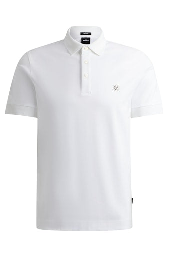Polo's korte mouw wit Boss Men Black