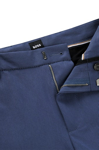 Broeken navy Boss Men Black