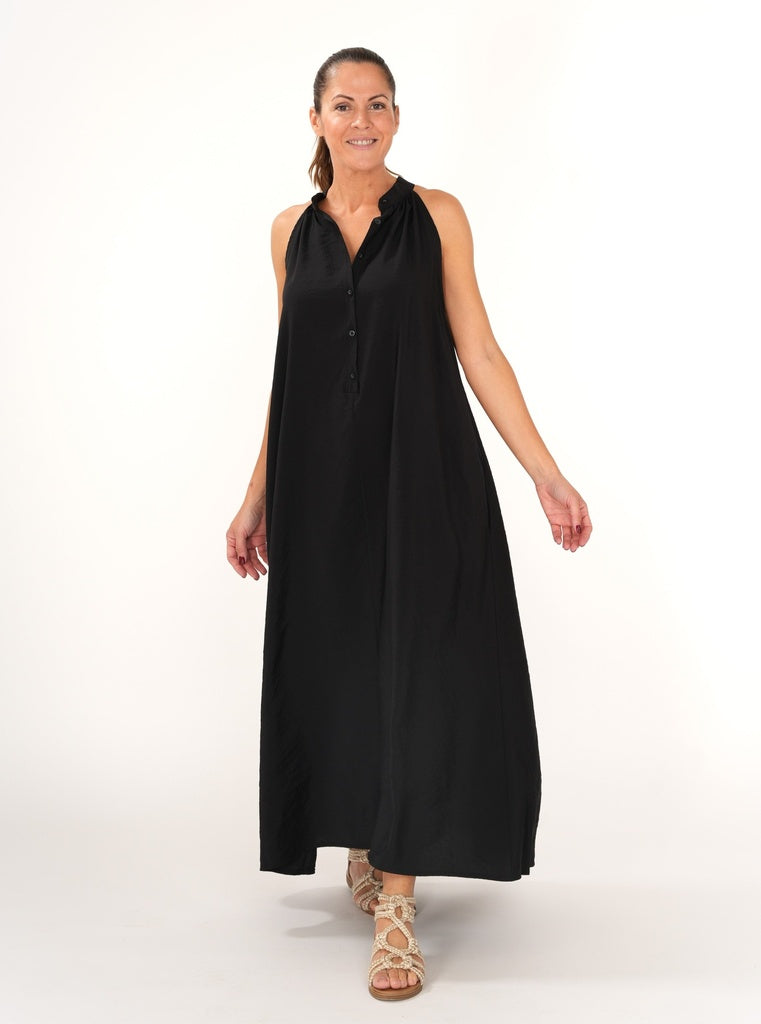 Jurken zonder mouw zwart BLACK ROSE