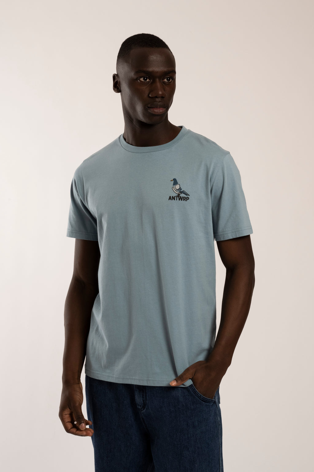 T-shirts korte mouw blauw ANTWRP
