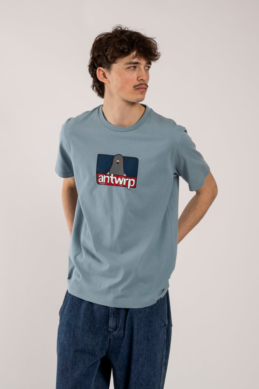 T-shirts korte mouw blauw ANTWRP