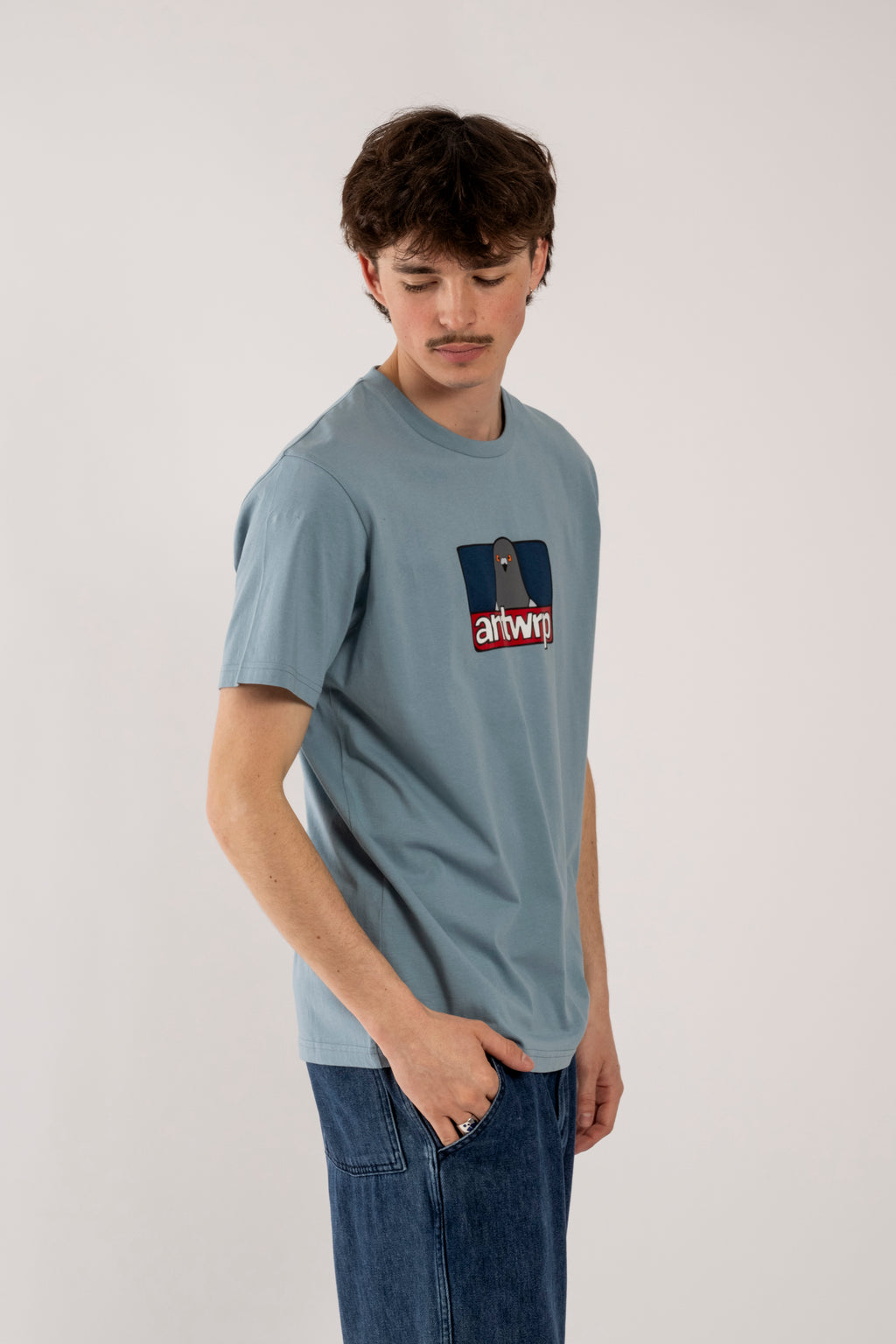 T-shirts korte mouw blauw ANTWRP