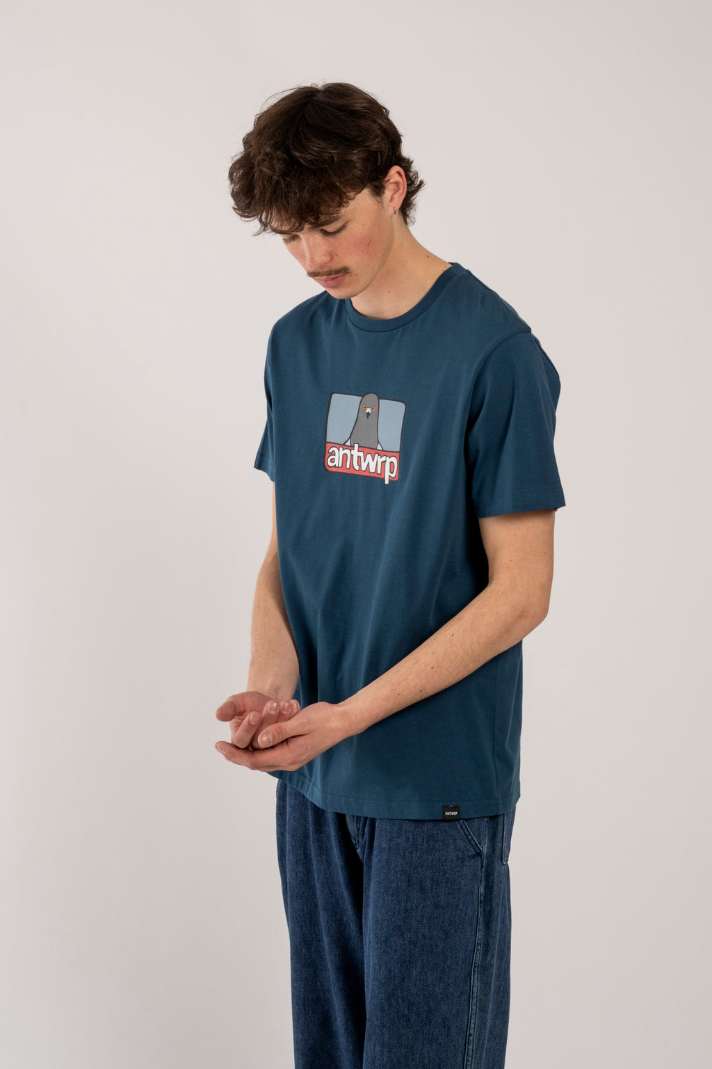 T-shirts korte mouw blauw ANTWRP
