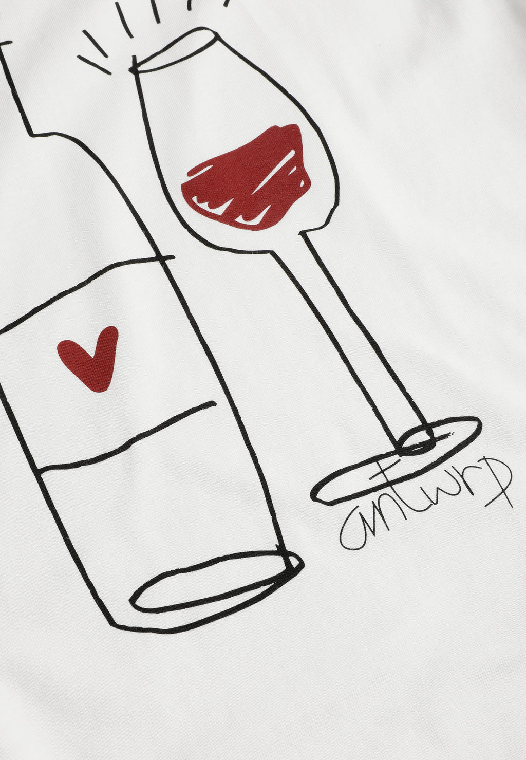 T-shirts korte mouw wit ANTWRP