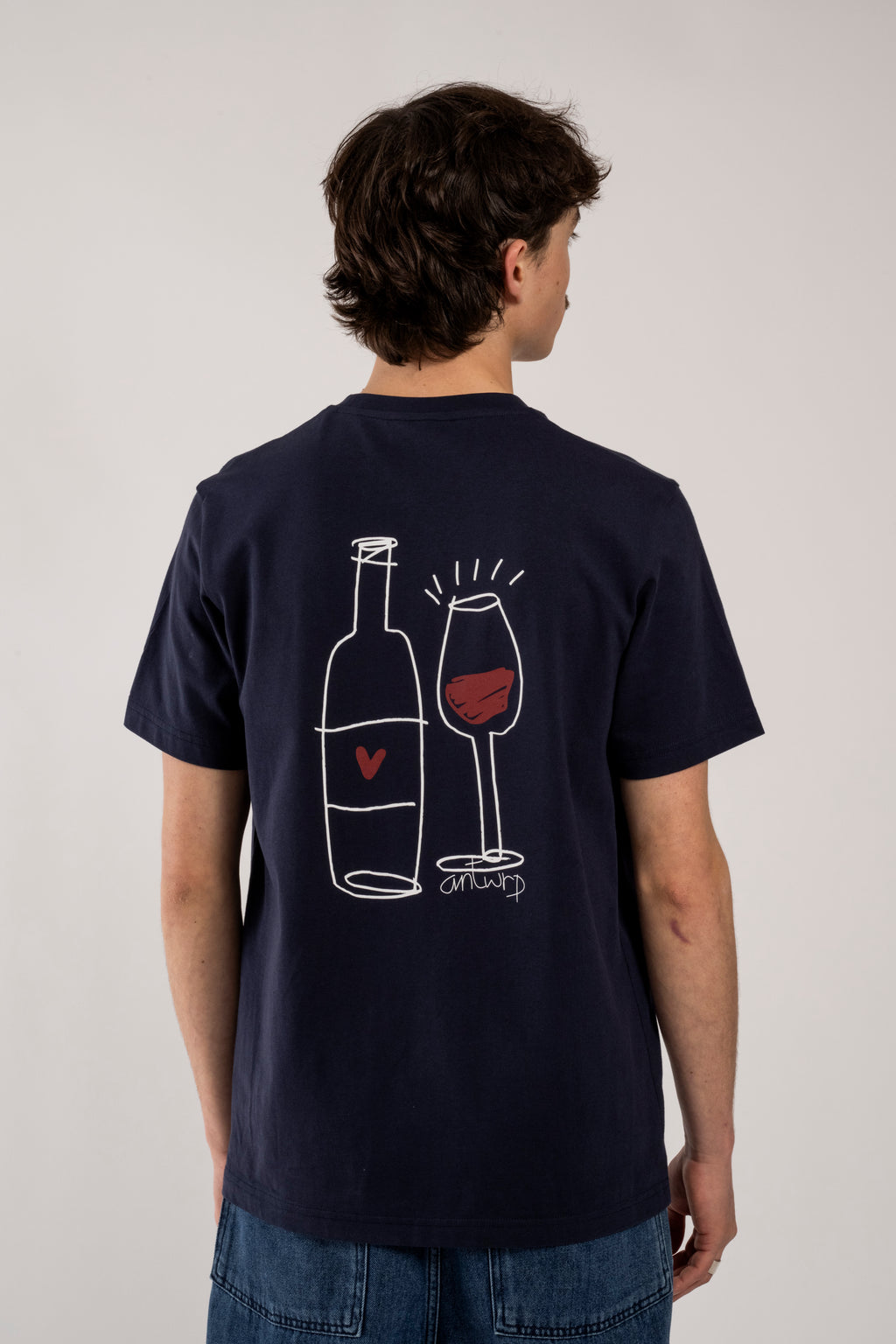 T-shirts korte mouw blauw ANTWRP