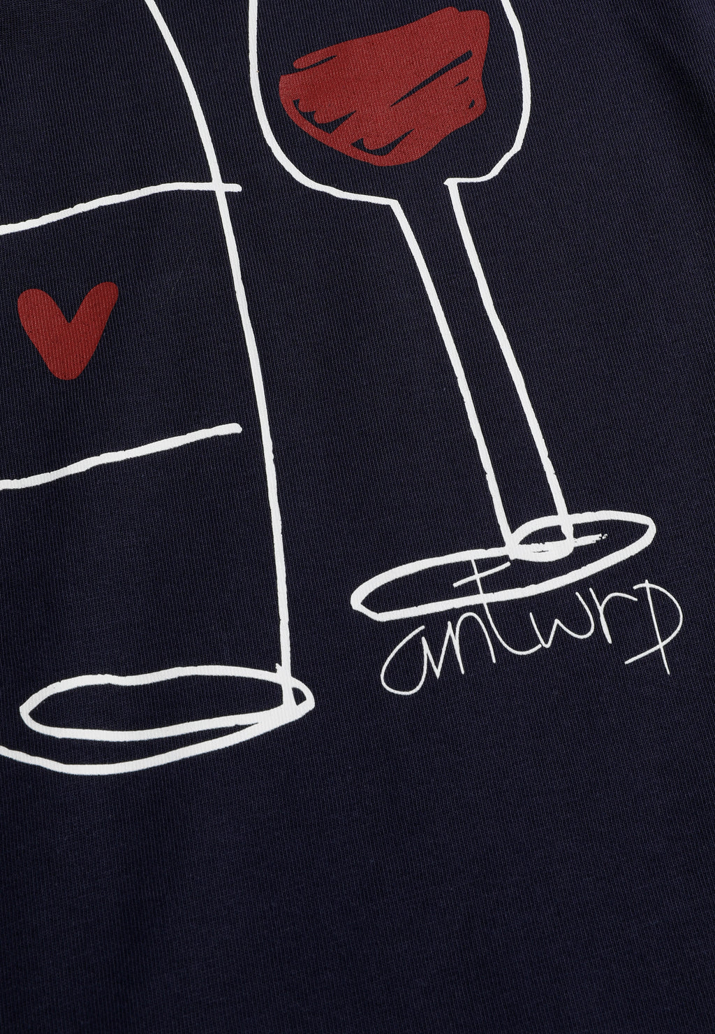 T-shirts korte mouw blauw ANTWRP