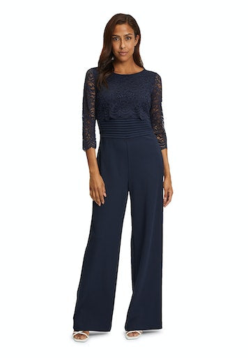 Jumpsuits lange mouw blauw Vera Mont