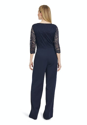 Jumpsuits lange mouw blauw Vera Mont