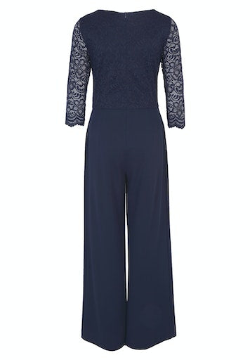 Jumpsuits lange mouw blauw Vera Mont