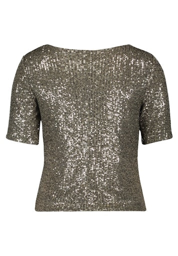 Blouses korte mouw groen Vera Mont