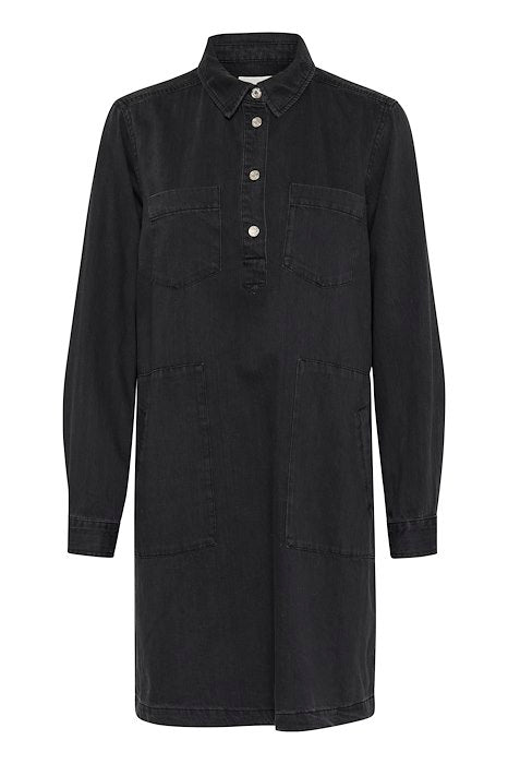 Jurken lange mouw zwart Part Two