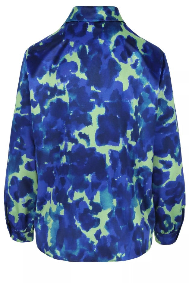 Blouses lange mouw blauw Mayerline