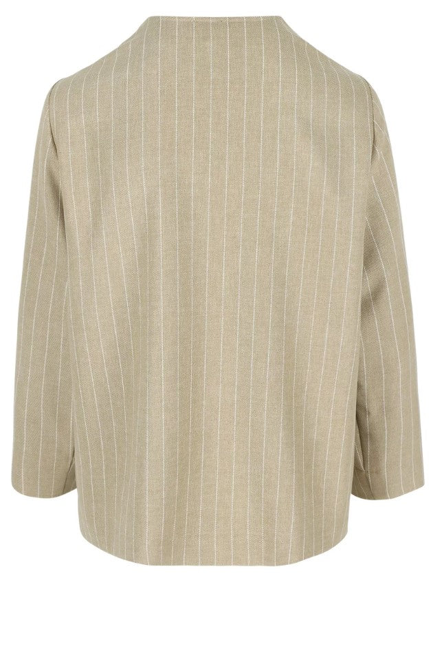 Blouses lange mouw beige Mayerline