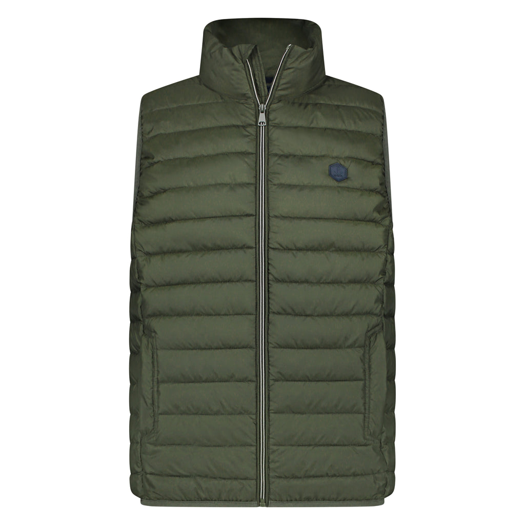 Bodywarmers groen Marco Manzini