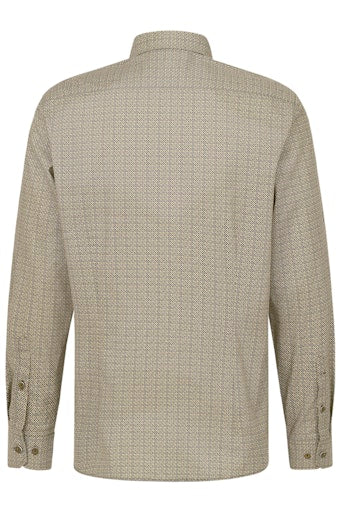 Hemden lange mouw groen Bugatti