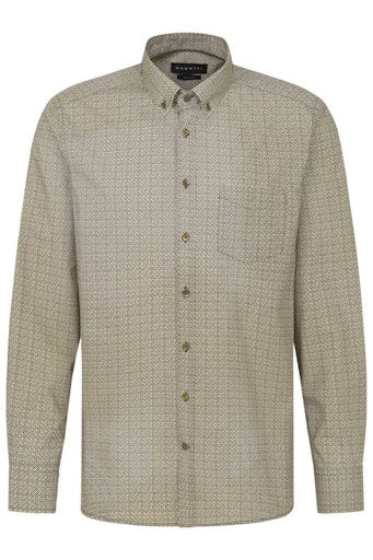 Hemden lange mouw groen Bugatti