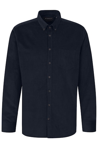 Hemden lange mouw navy Bugatti
