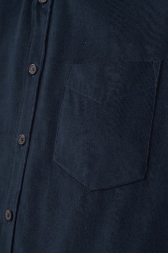 Hemden lange mouw navy Bugatti
