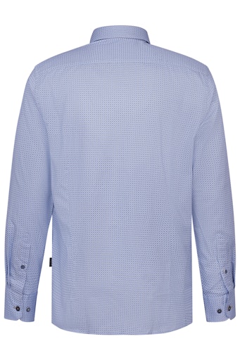 Hemden lange mouw blauw Bugatti
