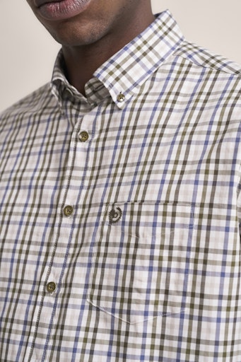 Hemden lange mouw groen Bugatti