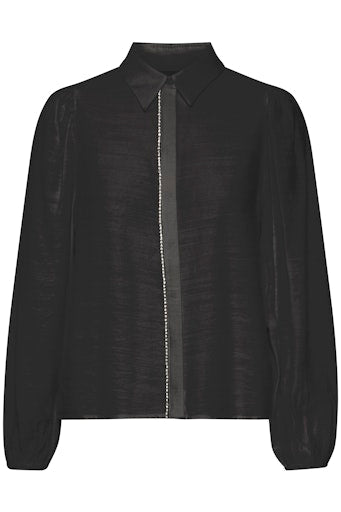 Blouses lange mouw zwart ICHI