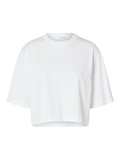 T-shirts korte mouw wit Selected FEMME