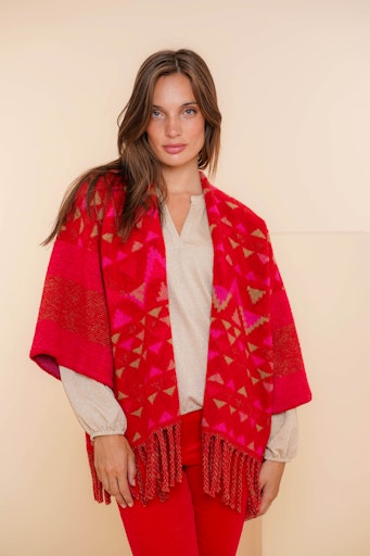 Poncho's rood Geisha