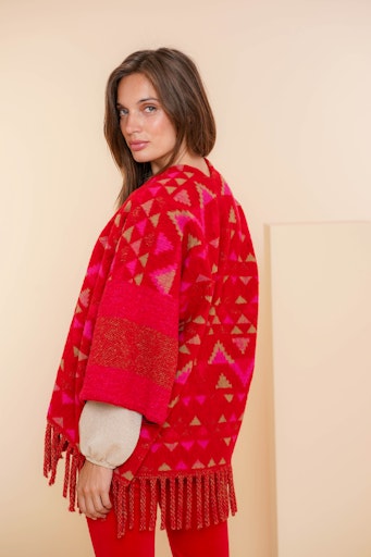 Poncho's rood Geisha