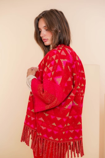 Poncho's rood Geisha