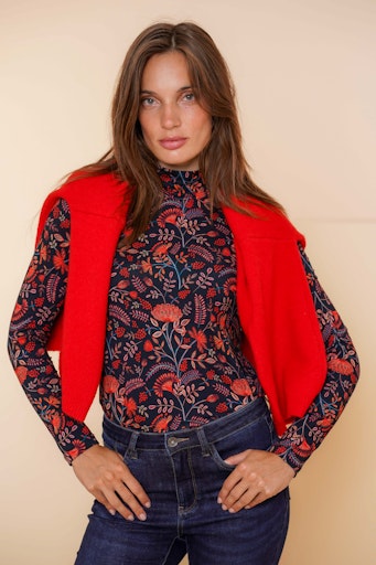 T-shirts lange mouw multicolor Geisha