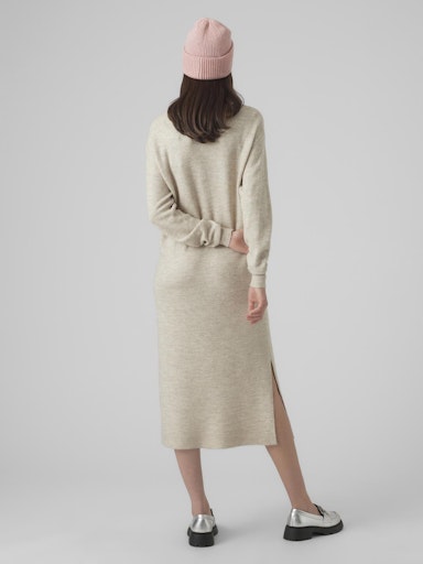 Jurken lange mouw beige VERO MODA