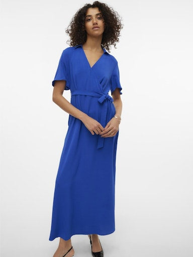 Jurken korte mouw blauw VERO MODA