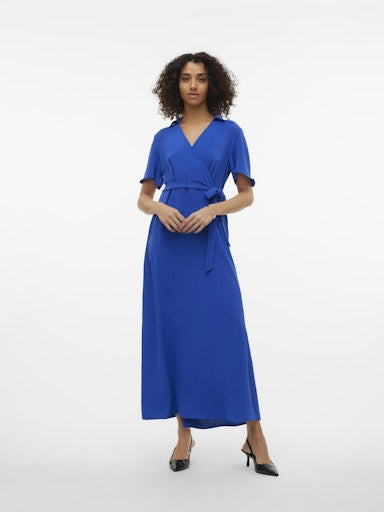 Jurken korte mouw blauw VERO MODA