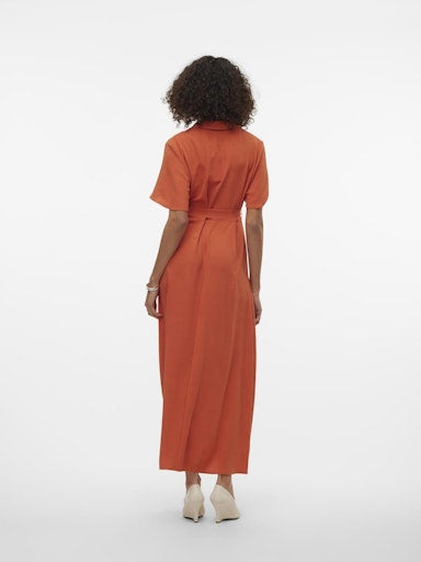 Jurken korte mouw oranje VERO MODA