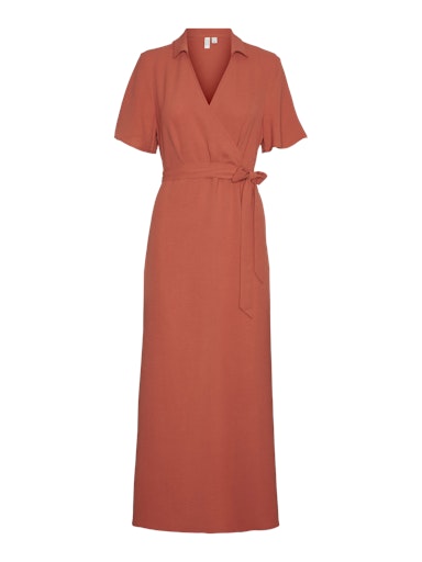 Jurken korte mouw oranje VERO MODA