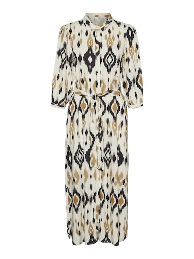 Jurken lange mouw beige VERO MODA