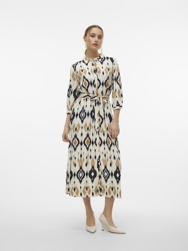 Jurken lange mouw beige VERO MODA