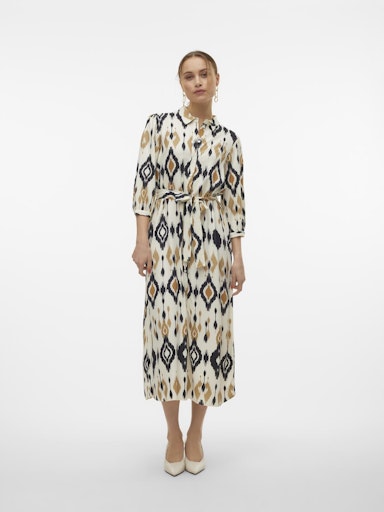 Jurken lange mouw beige VERO MODA