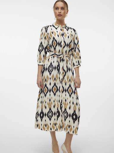 Jurken lange mouw beige VERO MODA