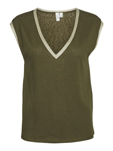 T-shirts korte mouw groen VERO MODA