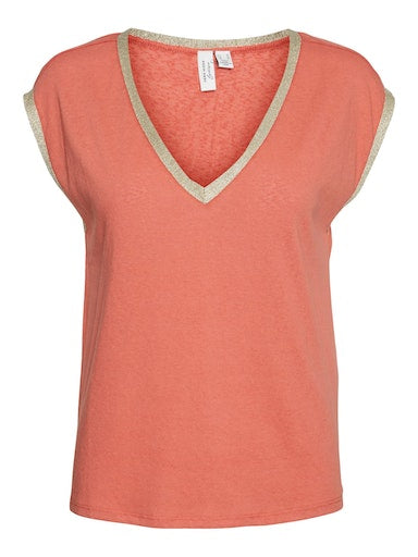 T-shirts korte mouw oranje VERO MODA