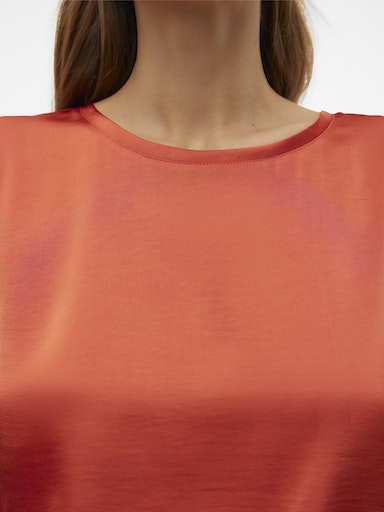 Blouses korte mouw oranje VERO MODA