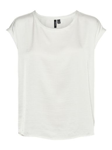 Blouses korte mouw wit VERO MODA
