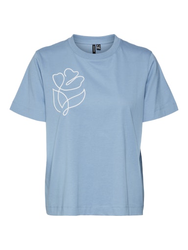 T-shirts korte mouw blauw VERO MODA