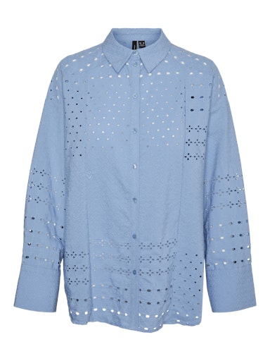 Blouses lange mouw blauw VERO MODA