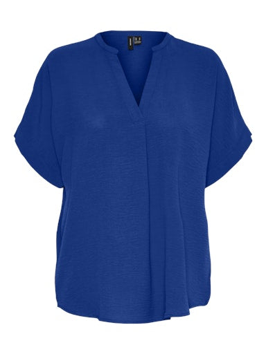 Blouses korte mouw blauw VERO MODA