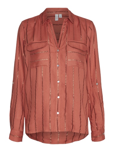 Blouses lange mouw oranje VERO MODA