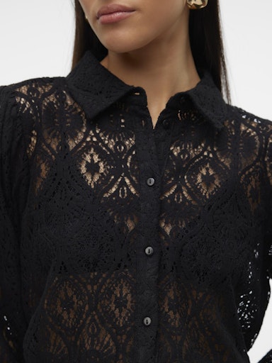 Blouses lange mouw zwart VERO MODA
